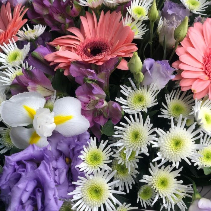 Букет «Гербера и ирис», фото 2